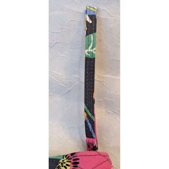 Vera Bradley Jazzy Blooms Wristlet Quilted Purse Wallet Turn Clasp Floral Boho - Picture 10 of 13